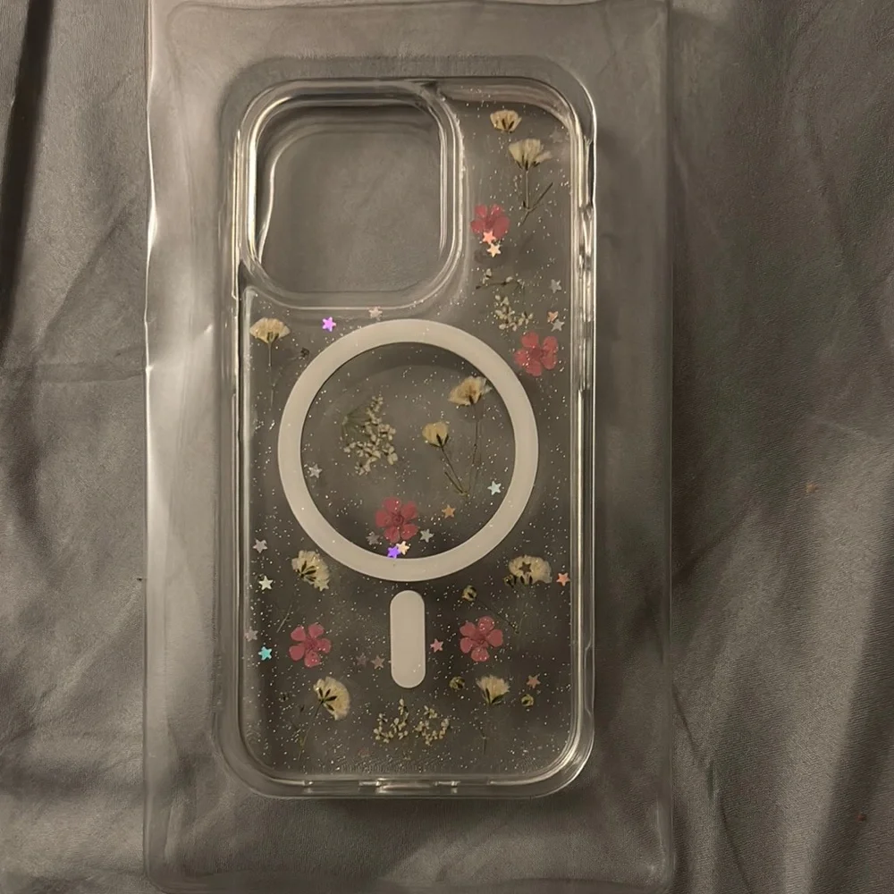 Floral Clear Phone Case